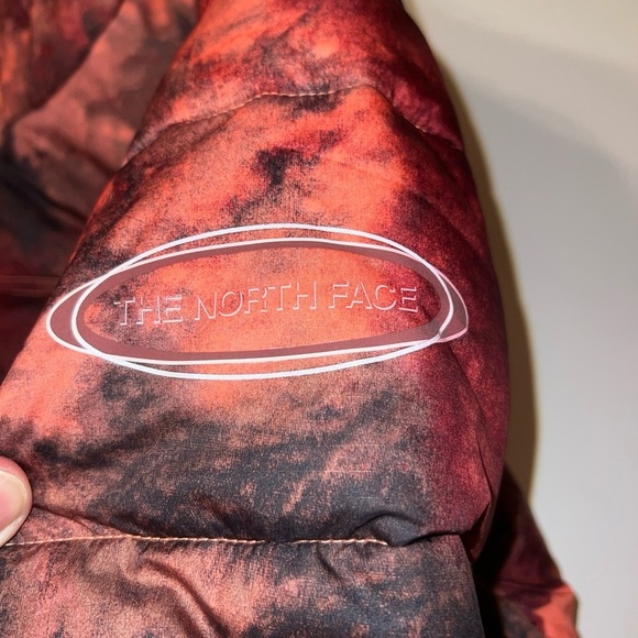 NWT Womens The North Face Puffer Insulated Down Jacket Print $210 Size SP (I) - Picture 3 of 8